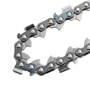 Deto pjovimo grandinė — suderinama su įvairiais pjovimo įrenginiais, dantų kietumas 8 HRC, skirta benzininiams pjovikliams