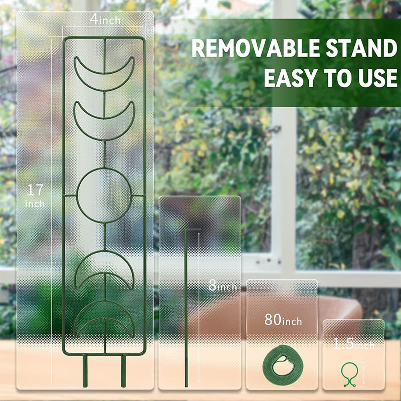 Kopimo rėmas augalams ir gėlių vazonėlių stovas, metalo/kalto geležies, kombinuotas naudojimas
