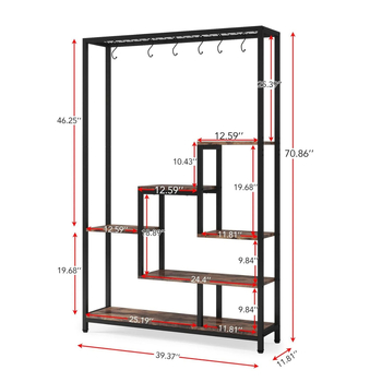 Πενταώροφη μεταλλική βάση για φυτά σε μπαλκόνι και σαλόνι; μοντέρνος μινιμαλιστικός σχεδιασμός; προσαρμόζεται σύμφωνα με τα σχέδια.