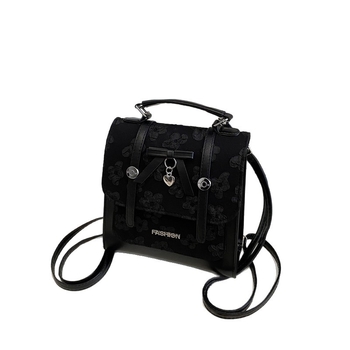 Γυναικείο σακίδιο πλάτης — στυλ δρόμου, PU υλικό, μαγνητικό κλείσιμο, πολυεστερική επένδυση