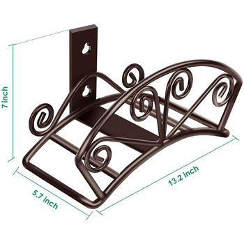 Geležinis sodo žarnos laikiklis – sieninis dvora organizatorius