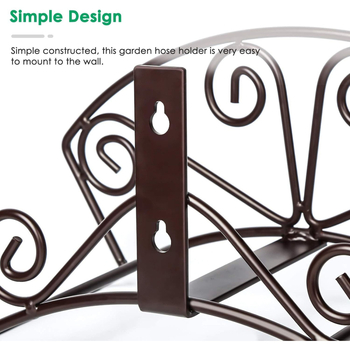 Geležinis sodo žarnos laikiklis – sieninis dvora organizatorius