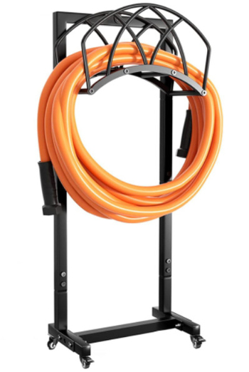 Βαρύς μεταλλικός στήριγμα για σωλήνες ποτίσματος κήπου, εξωτερικό αποσπώμενο στήριγμα