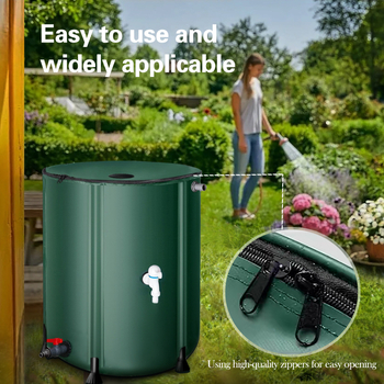 Lietaus vandens surinkėjas — PVC sulankstomas sodo talpykla rinkimui ir laikymui