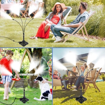 Σταθερό Σύστημα Ψύξης με Μικρο-Ψεκασμό για Ανοικτή Βεράντα – Φορητός Πλαστικός Ψεκαστήρας (Σειρά Μικρο-Ψεκασμού)