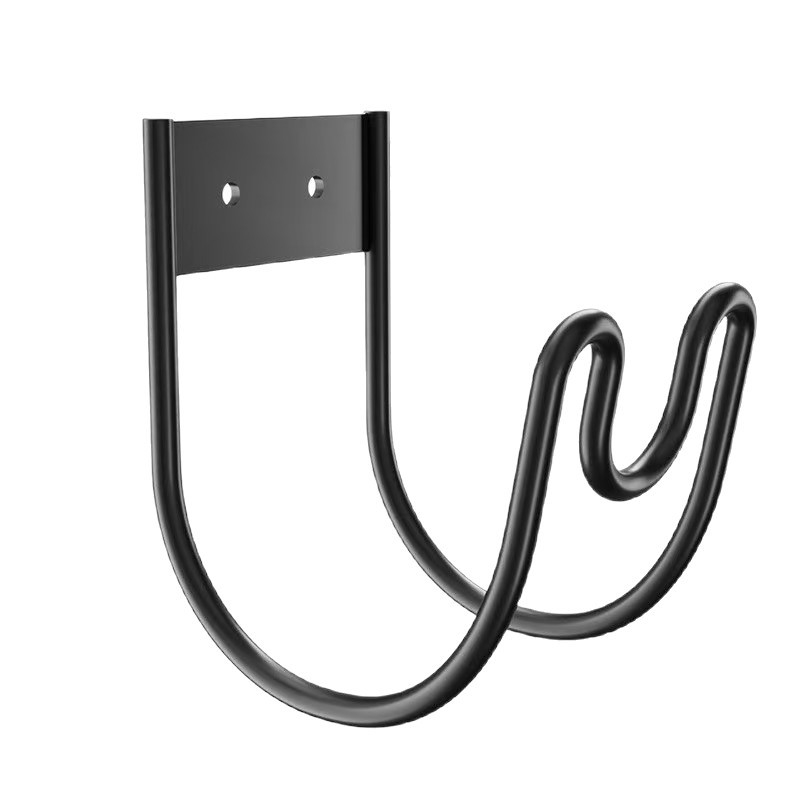 Стенно монтирана железна закачалка за маркуч и кабели за външен двор