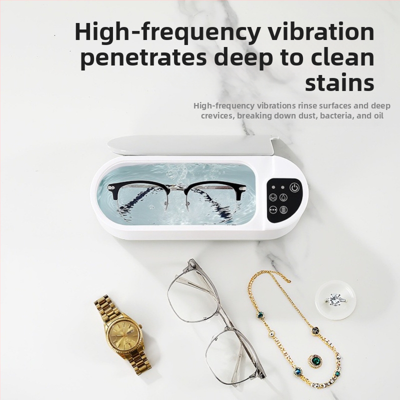 Ултразвуков почистващ уред за очила, бижута, брекети и контактни лещи — USB захранване, 5V, 50W, капацитет до 300 ml
