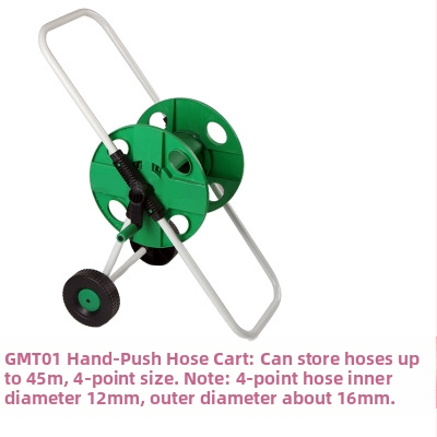 Kady градинска количка за маркуч, ръчно задвижване, стоманена тръба + ABS