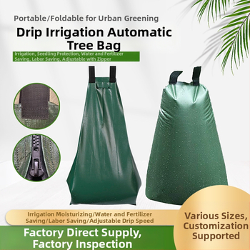 Laistymo maišelis lauko medžių laistymui (PE/PVC), vandens taupymas miesto želdynams