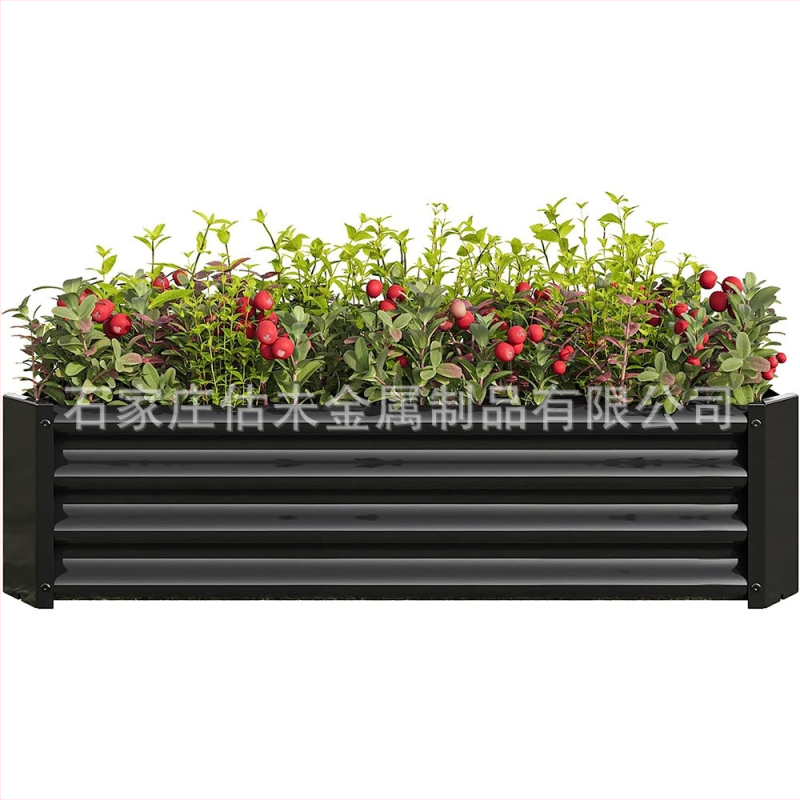 Цветарник от желязо, коррозионно устоителен, не се деформира лесно (на пода, модерен минималистичен стил)