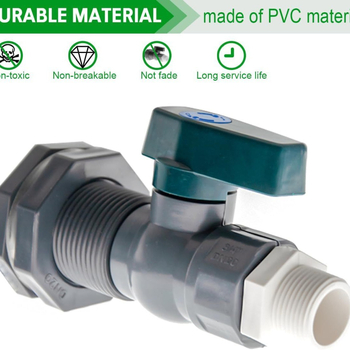 2 gab PVC lietus mucas krānu komplekts, 3/4 collas savienojums