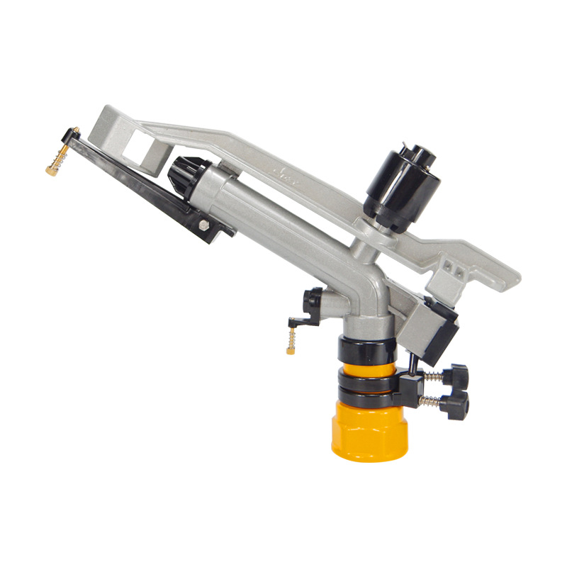 Aliuminio lydinio laistymo purkštuvas, 360° sukamas, automatinė pasukamoji atomizacija, ilgas pasiekiamumas ir aukštas iškėlimos kampas augalų laistymui ir kraštovaizdžiui