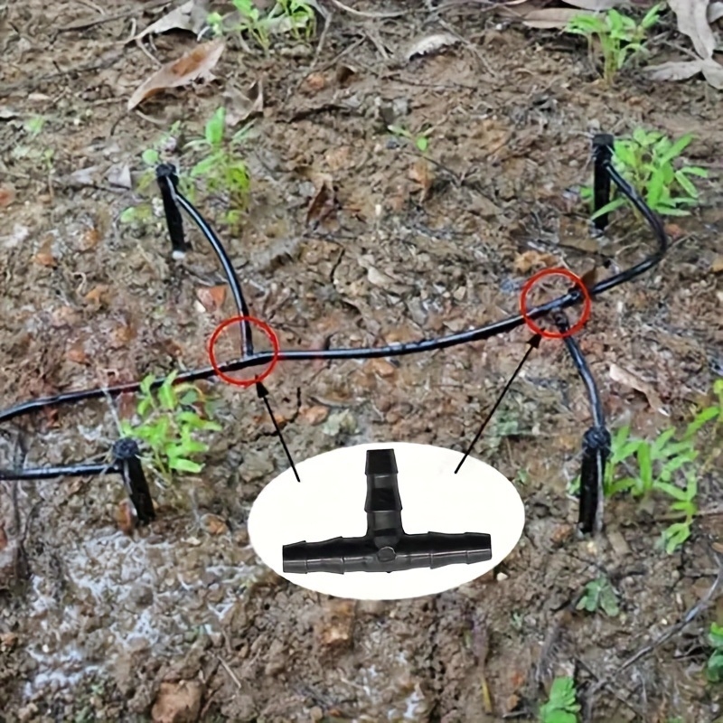 Σετ 280 τεμάχια βιδωτών συνδετήρων για άρδευση με σταγόνες, με γάντζο, από μηχανική πλαστική