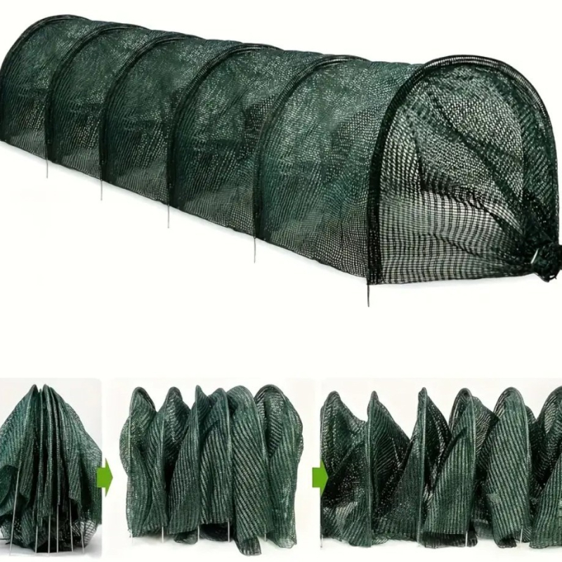 Mažas arkinis šiltnamis iš tinklinio medžiagos sodininkystei — Sword Mountain tipas, prekinis ženklas Love