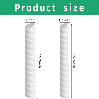 Plastikinis kamieno apsauginis gaubtas — sodo komplektas su dirželiais, apsauga nuo graužikų, prekės ženklas QY