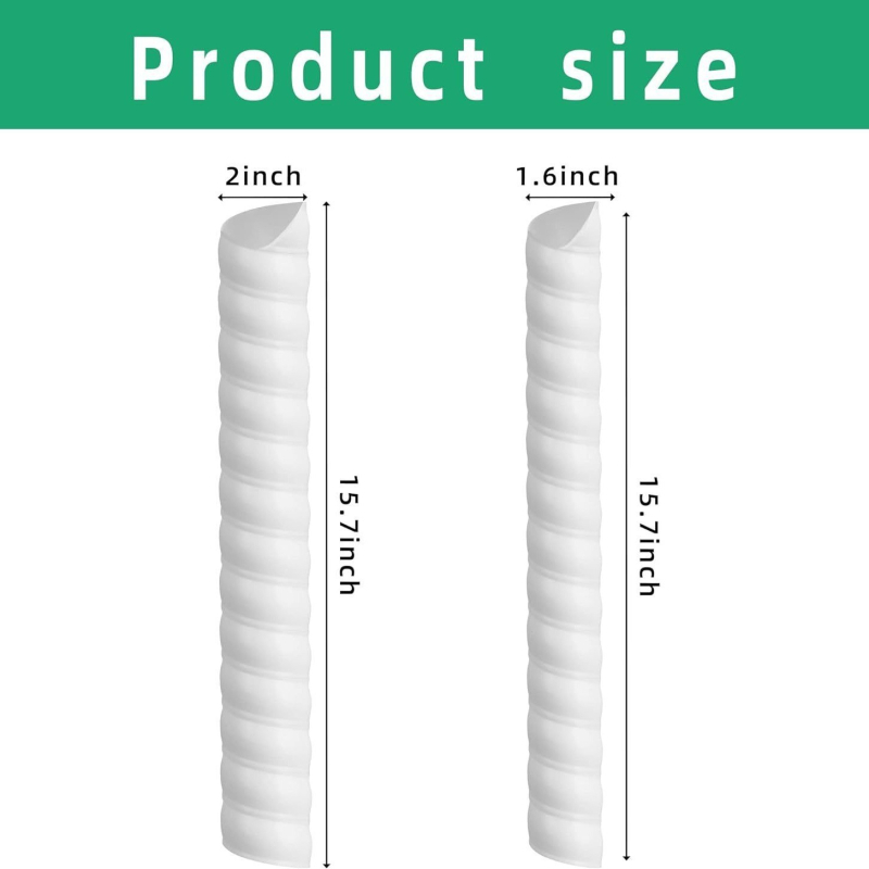 Plastikinis kamieno apsauginis gaubtas — sodo komplektas su dirželiais, apsauga nuo graužikų, prekės ženklas QY