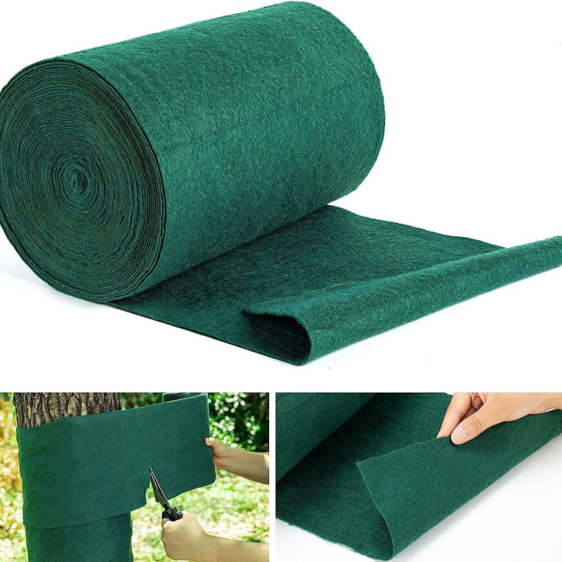 Sodo medžių įvyniojimo komplektas su susukimo virve, poliesteris, šaltoms žiemoms atspari apsauga vaismedžiams ir krūmams