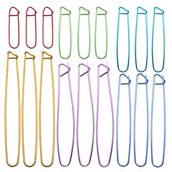 Aluminijske igle za pletenje protiv odvajanja za džempere, DIY igle, set od 12/18 komada