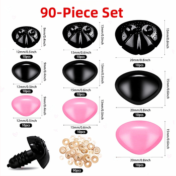 Αξεσουάρ DIY κοσμημάτων: μέρη μύτης για μαλακές κούκλες, πλαστικό/ρητίνη, χειροποίητο πλέξιμο, άνοιξη 2024