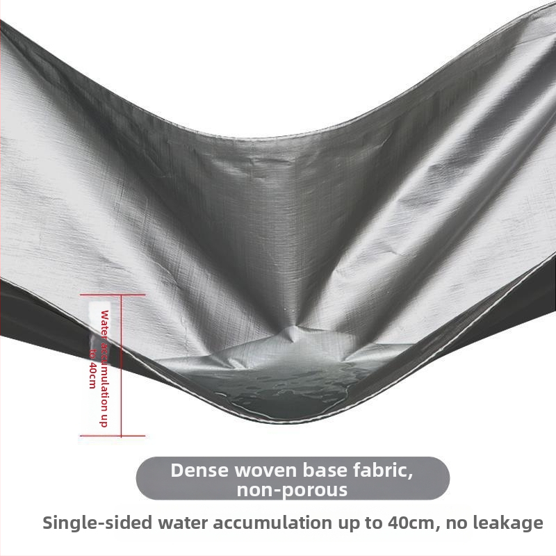 Външен PE тент за слънце и дъжд, водоустойчив, анти-стареене, усилена износоустойчива тъкан