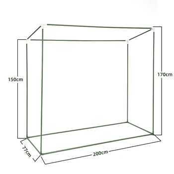 Κάλυμμα θερμοκηπίου για succulents και pothos – PE πλέγμα, εξωτερική χρήση, προστασία για τον χειμώνα
