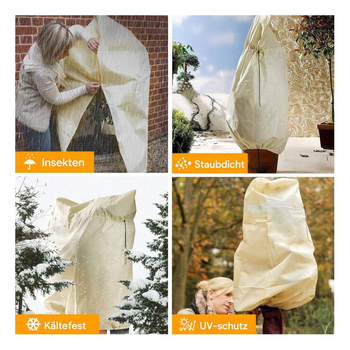 Κάλυμμα προστασίας από παγετό για γλάστρες εξωτερικού χώρου, μη υφαντό ύφασμα, αντιανεμικό και κατά των πουλιών