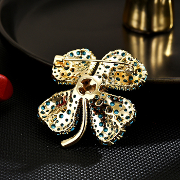 Καρφίτσα σε σχήμα λουλουδιού από χαλκό με ηλεκτρογαλβάνωση, διακοσμητικό αξεσουάρ για γυναίκες, μόδα.