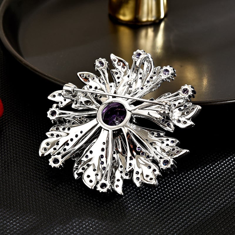 Καρφίτσα με σχέδιο ηλίανθού, χαλκός, ηλεκτροπλατίωση, βιντάζ στυλ, διακοσμητική