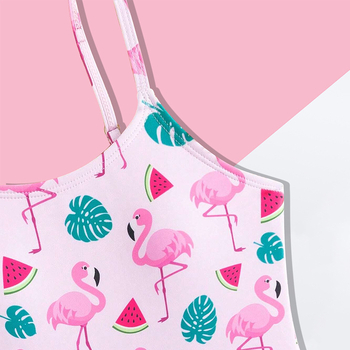 Κοριτσίστικο ολόσωμο μαγιό με εκτύπωση; ύφασμα 80% πολυεστέρας, επένδυση πολυεστέρα, κατάλληλο για κολύμβηση