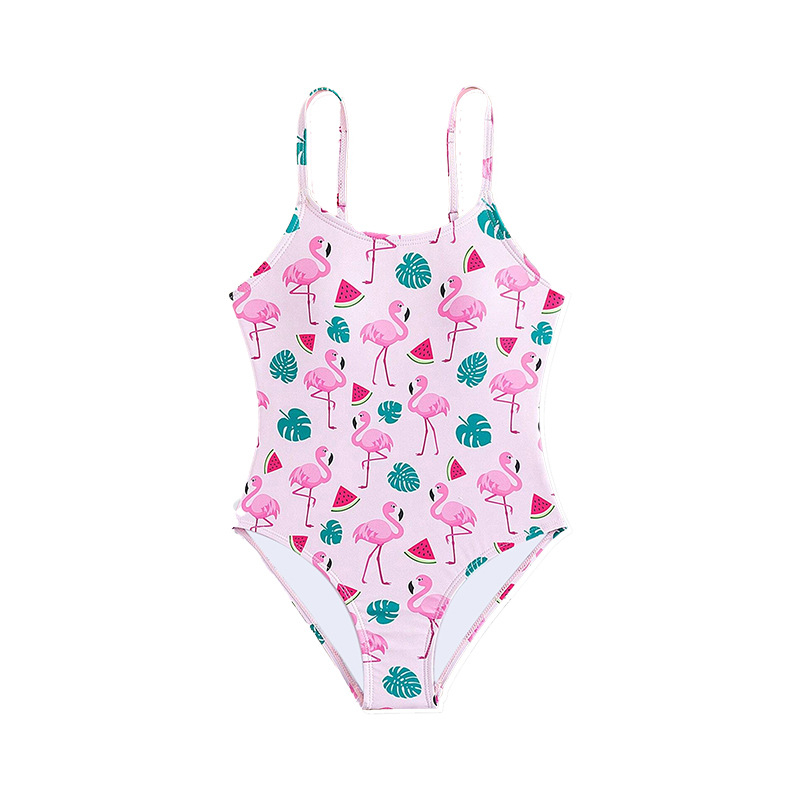 Mergaitėms viengabalis maudymosi kostiumėlis su spauda; medžiaga: 80% poliesteris; pamušalas: poliesteris; tinka plaukimui