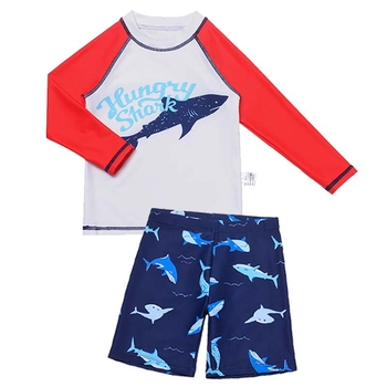 Για αγόρια: 3-τεμάχιο χωριστό σετ μαγιό με γρήγορο στέγνωμα και UV προστασία, για ηλικίες 2-13, πολυεστέρας με επένδυση 15% ελαστάν