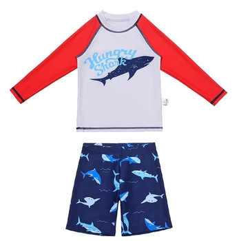 Για αγόρια: 3-τεμάχιο χωριστό σετ μαγιό με γρήγορο στέγνωμα και UV προστασία, για ηλικίες 2-13, πολυεστέρας με επένδυση 15% ελαστάν