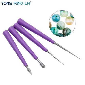 Perlų skylės grąžinimo adata – įrankis perloms, Emery medžiaga, be pritaikymo