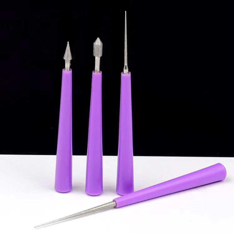 Pērļu caurumu urbšanas instruments – pērļu urbšanas instruments, Emery materiāls, bez pielāgošanas