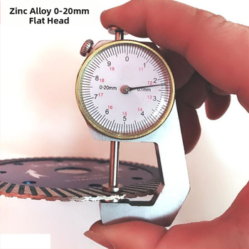 Juvelyrinių dirbinių storio matuoklis – tikslus matavimo įrankis (matavimo diapazonas 20 mm; tikslumas 0,1 mm; raiška 0,1 mm)