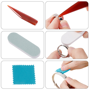 Platinum Σετ μέτρησης και διαμόρφωσης δαχτυλιδιών με κουτί μέτρησης δαχτυλιδιών