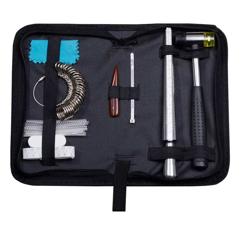 Platinum Gyűrűmérő és formázó javító készlet, ujjmérő dobozzal