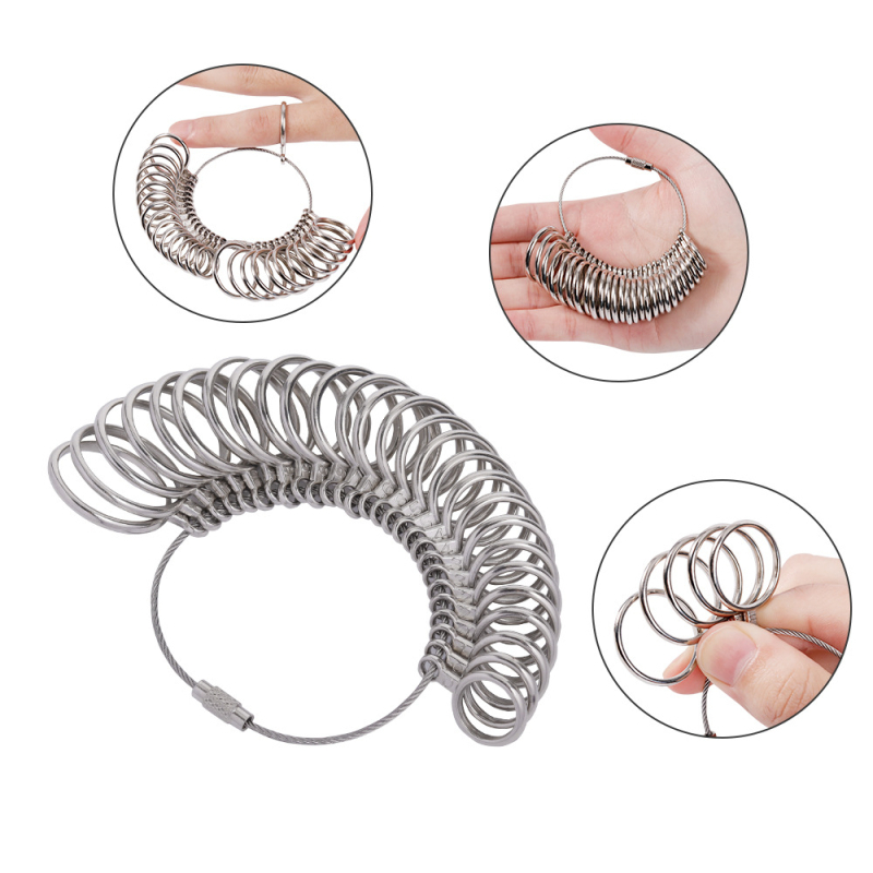 Platinum Gyűrűmérő és formázó javító készlet, ujjmérő dobozzal