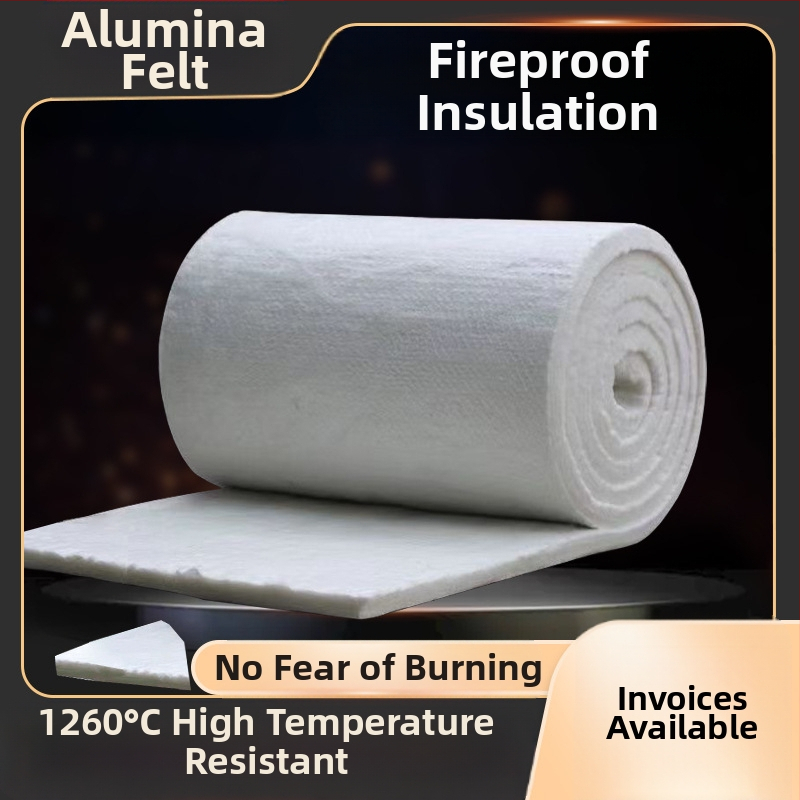 Stačiakampė aliuminio silikato izoliacinė antklodė katilo vamzdžiams, sluoksniuota, adatiniu siuvimu, iki 600°C