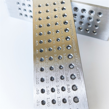 Πλάκα τράβηξης σύρματος με τέσσερις σειρές κυκλικών οπών, σειρά κύκλων, επεξεργασία κατ\' παραγγελία, αδειοδοτημένη ιδιωτική ετικέτα