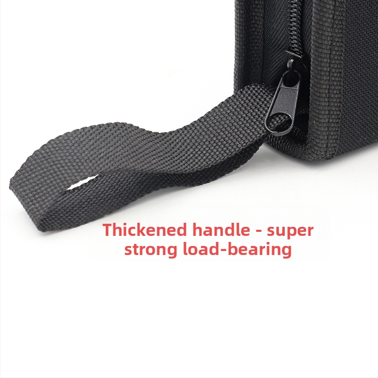 Prispôsobiteľná taška na nástroje pre uloženie sady pištoľ na tavné lepidlo, EVA potiahnuté Oxford plátno a PVC potiahnuté Oxford plátno, s hrubou kartónovou vložkou