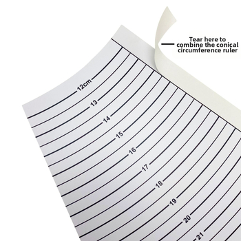 Инструмент за измерване на вътрешния обиколник на гривна, гумен, квадратен, персонализируем (Spring 2025)