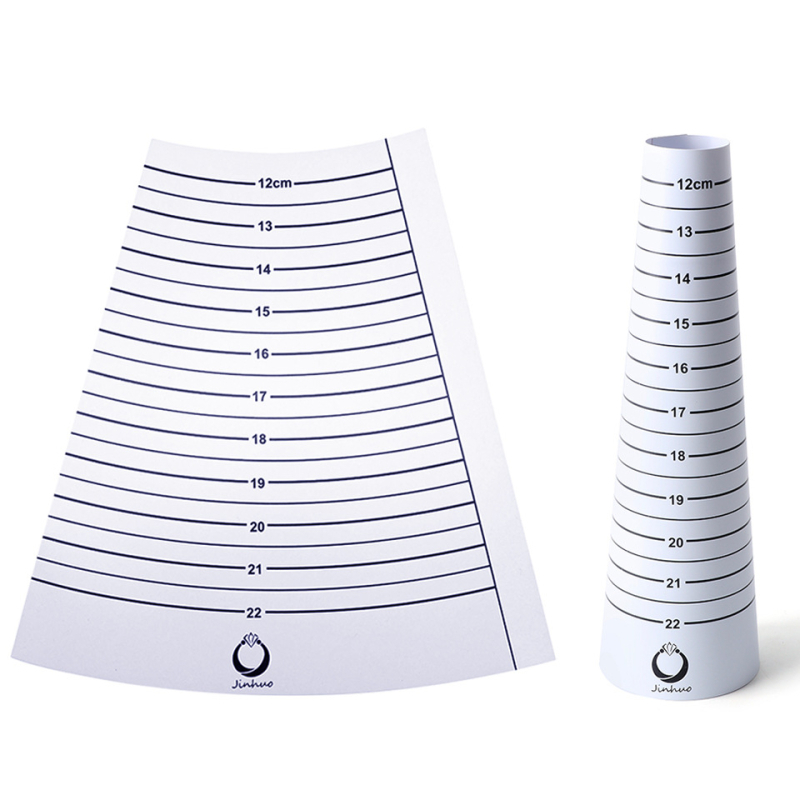 Инструмент за измерване на вътрешния обиколник на гривна, гумен, квадратен, персонализируем (Spring 2025)