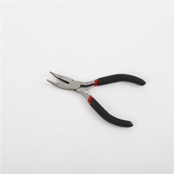 Ívelt orrú mini gyöngyfűző fogó – DIY ékszerkészítő eszköz, Daxi, fej hossza 50 mm, súly 150 g, Pliers tools sorozat