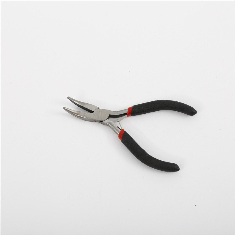 Įlinkusių nosių žnyplės – mini karoliukų pynimo įrankis, DIY juvelyrinių dirbinių įrankiai, Daxi prekinis ženklas, galvos ilgis 50 mm, svoris 150 g, serija Pliers tools