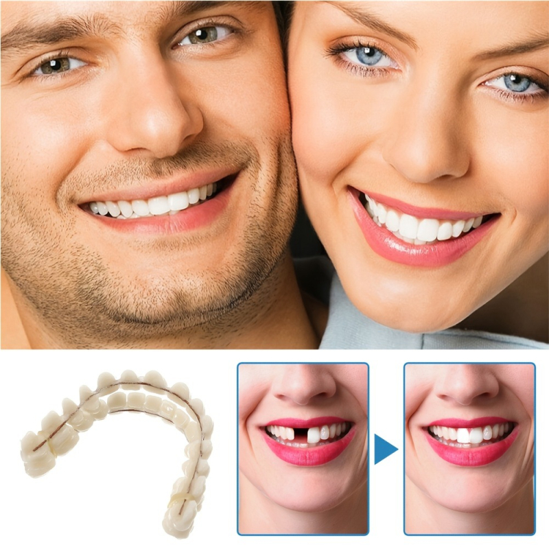 Dantų protezės modelis su dviejų sluoksnių konstrukcija, plastmasės medžiaga; 3C kategorija: Žaislai nuo 14 metų