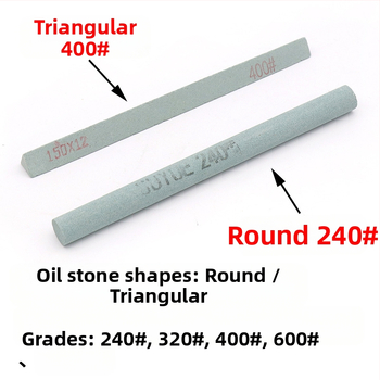 Силициев карбид маслен камък лента за полиране — форма: кръгла/триъгълна; за нефрит, яндит, ахат, кехлибар и метален нефрит; марка: Soochow Mill