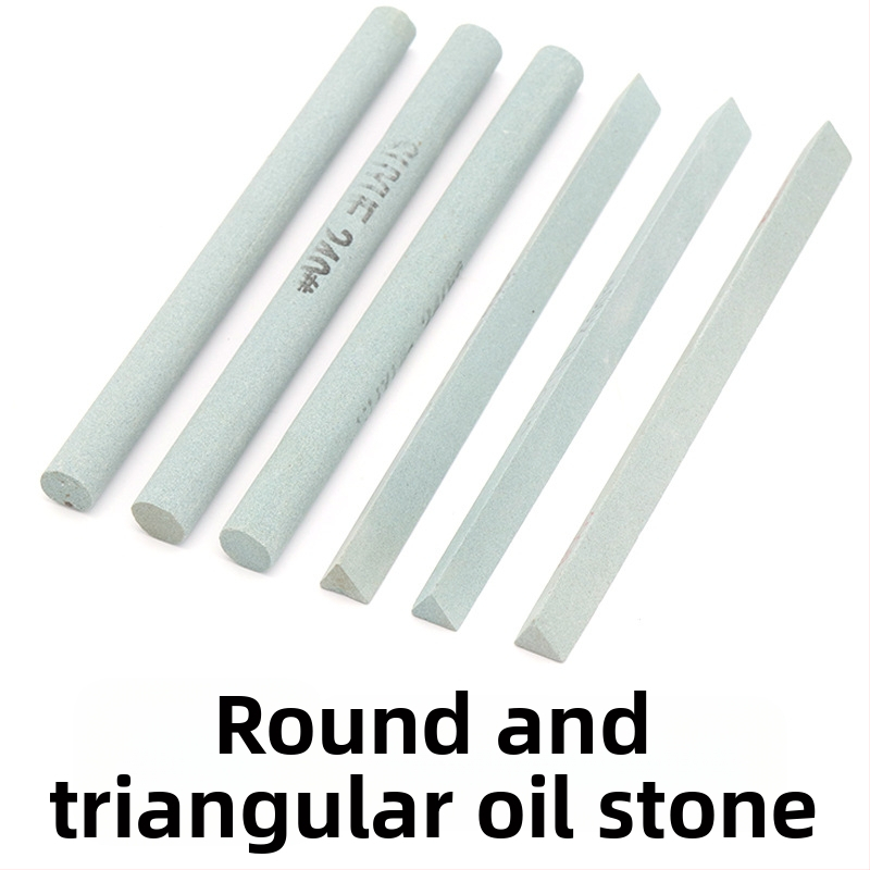 Силициев карбид маслен камък лента за полиране — форма: кръгла/триъгълна; за нефрит, яндит, ахат, кехлибар и метален нефрит; марка: Soochow Mill
