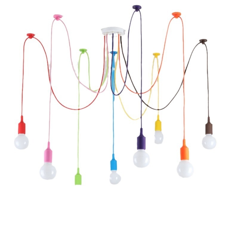 Ágcsillár LED-lámpákkal, többfejű, feszültség ≤36V, megvilágítási terület 10–15 m², nappali és étterem számára