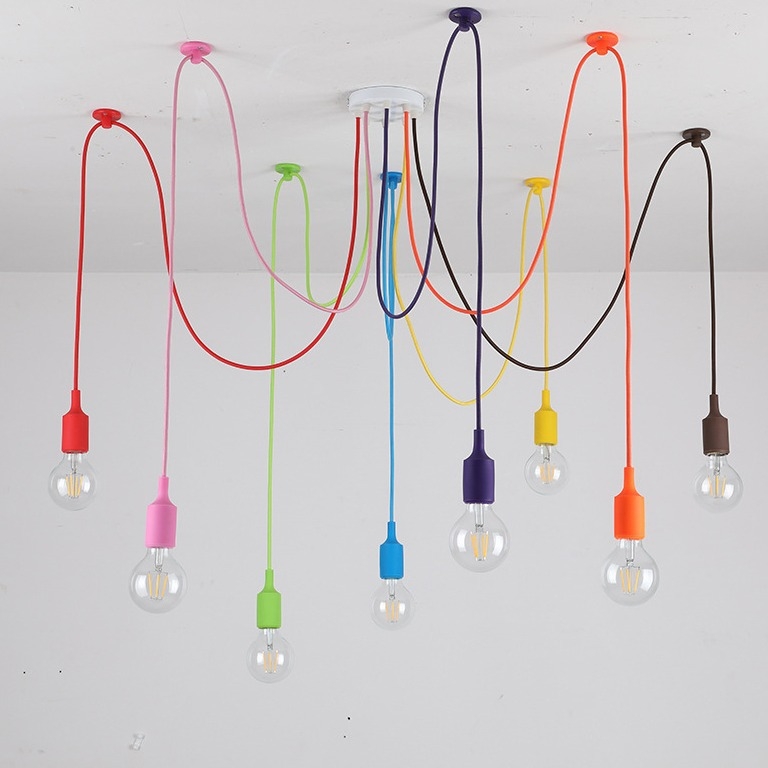 Ágcsillár LED-lámpákkal, többfejű, feszültség ≤36V, megvilágítási terület 10–15 m², nappali és étterem számára